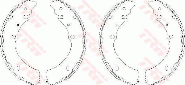 TRW GS7809 - Kit ganasce freno autozon.pro