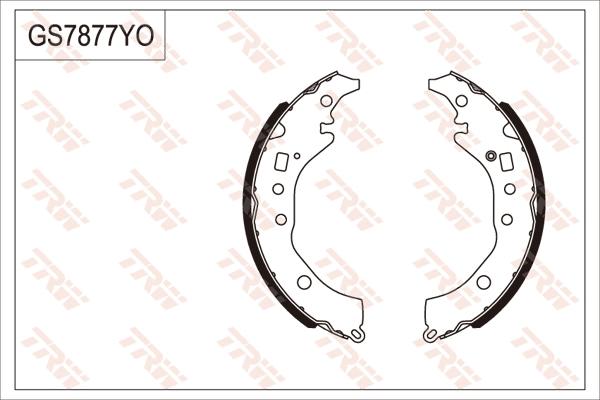 TRW GS7877 - Kit ganasce freno autozon.pro