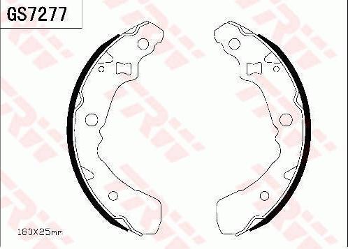 TRW GS7277 - Kit ganasce freno autozon.pro