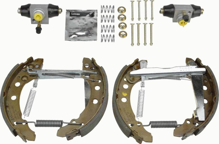 TRW GSK1501 - Kit ganasce freno autozon.pro