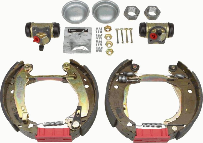 TRW GSK1016 - Kit ganasce freno autozon.pro