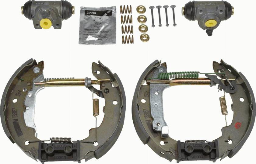 TRW GSK1035 - Kit ganasce freno autozon.pro