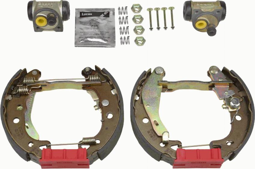 TRW GSK1248 - Kit ganasce freno autozon.pro