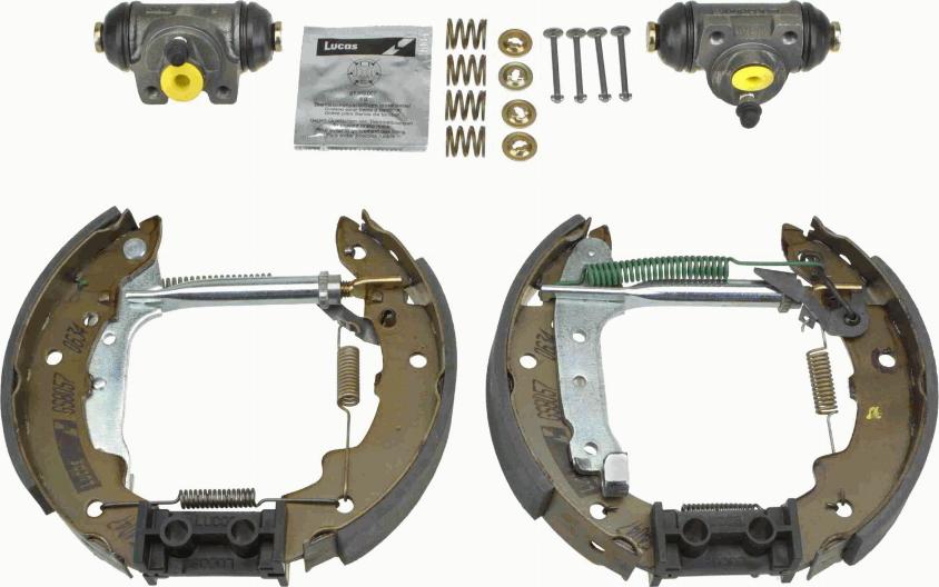 TRW GSK1235 - Kit ganasce freno autozon.pro