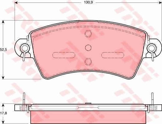 TRW GTD1098 - Kit freno, Freno a disco autozon.pro