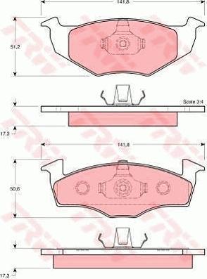 TRW GTD1082 - Kit freno, Freno a disco autozon.pro