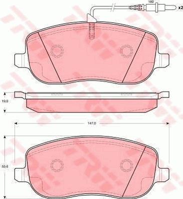 TRW GTD1169 - Kit freno, Freno a disco autozon.pro