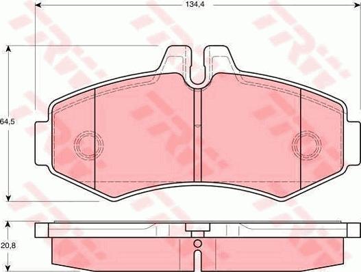 TRW GTD1103 - Kit freno, Freno a disco autozon.pro