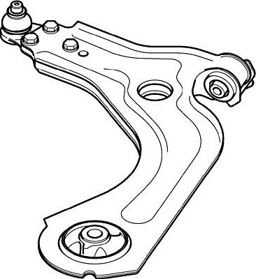 TRW JTC431 - Braccio oscillante, Sospensione ruota autozon.pro