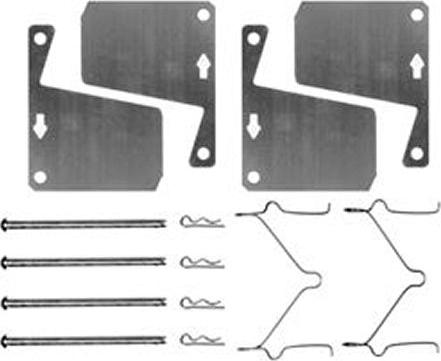 TRW PFK17 - Kit accessori, Pastiglia freno autozon.pro