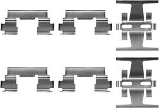 TRW PFK293 - Kit accessori, Pastiglia freno autozon.pro