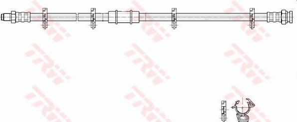 TRW PHB192 - Flessibile del freno autozon.pro