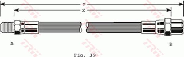 TRW PHB125 - Flessibile del freno autozon.pro