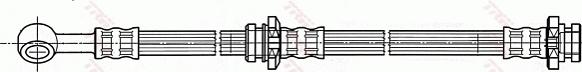 TRW PHD497 - Flessibile del freno autozon.pro