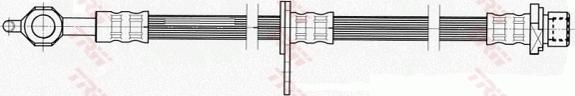 TRW PHD460 - Flessibile del freno autozon.pro