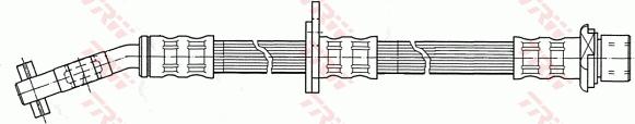 TRW PHD406 - Flessibile del freno autozon.pro