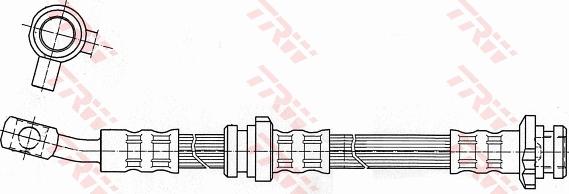 TRW PHD420 - Flessibile del freno autozon.pro