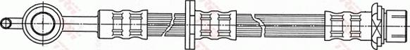 TRW PHD510 - Flessibile del freno autozon.pro