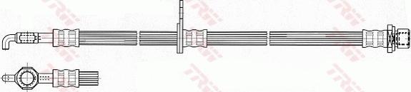 TRW PHD534 - Flessibile del freno autozon.pro