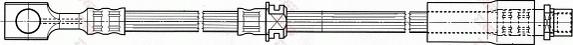 TRW PHD538 - Flessibile del freno autozon.pro