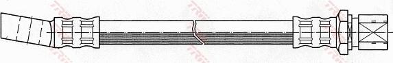 TRW PHD630 - Flessibile del freno autozon.pro