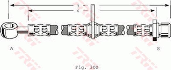 TRW PHD191 - Flessibile del freno autozon.pro