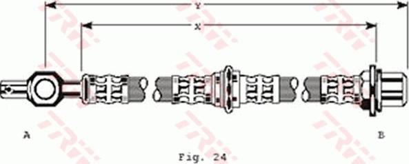 TRW PHD180 - Flessibile del freno autozon.pro