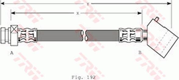 TRW PHD132 - Flessibile del freno autozon.pro