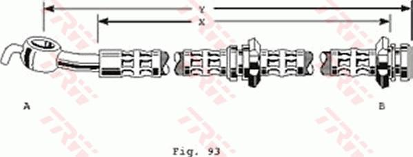 TRW PHD126 - Flessibile del freno autozon.pro