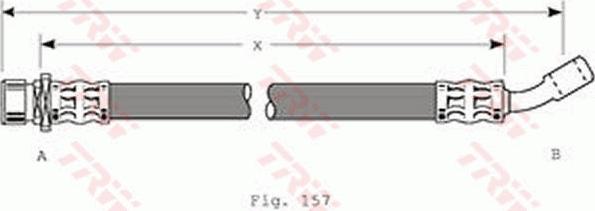 TRW PHD356 - Flessibile del freno autozon.pro