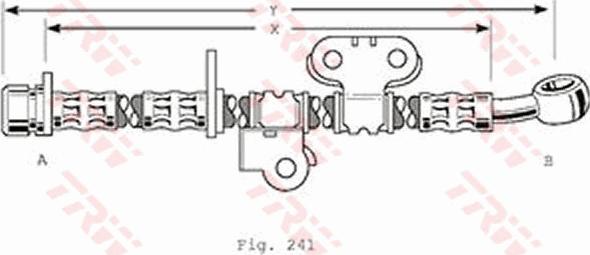 TRW PHD375 - Flessibile del freno autozon.pro