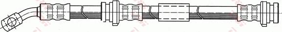 TRW PHD296 - Flessibile del freno autozon.pro