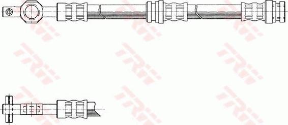 TRW PHD736 - Flessibile del freno autozon.pro