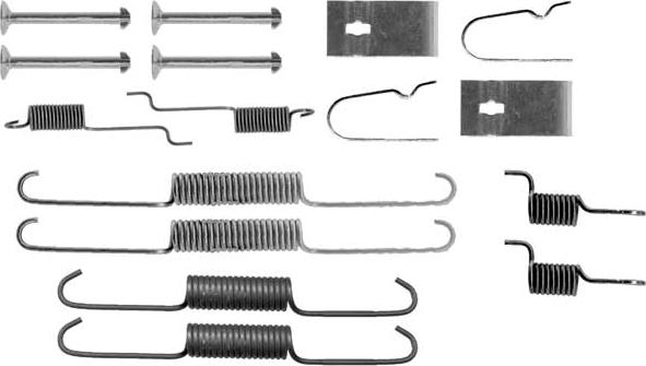 TRW SFK348 - Kit accessori, Ganasce freno autozon.pro