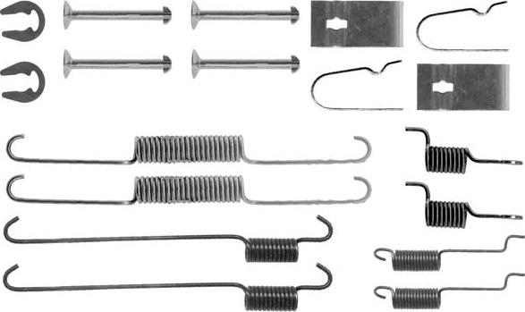 TRW SFK352 - Kit accessori, Ganasce freno autozon.pro