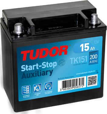 Tudor TK151 - Batteria avviamento autozon.pro