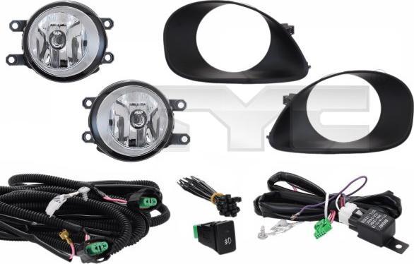 TYC 19-5857001 - Kit fendinebbia autozon.pro