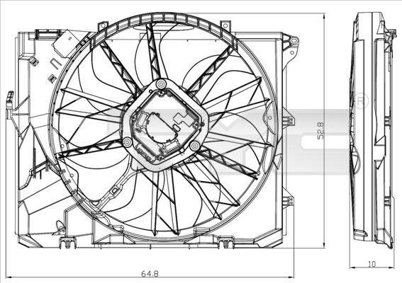 TYC 803-0012 - Ventola, Raffreddamento motore autozon.pro