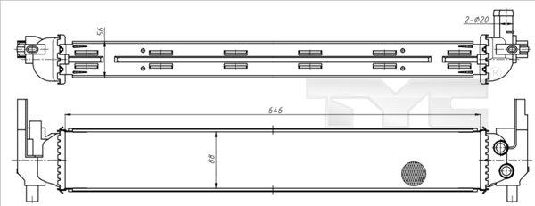 TYC 737-0070 - Radiatore, Raffreddamento motore autozon.pro