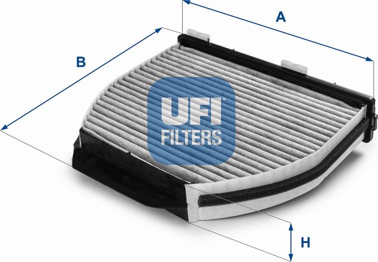 UFI 54.163.00 - Filtro, Aria abitacolo autozon.pro