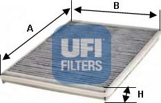 UFI 54.225.00 - Filtro, Aria abitacolo autozon.pro