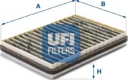 UFI 54.322.00 - Filtro, Aria abitacolo autozon.pro