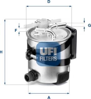 UFI 55.418.00 - Filtro carburante autozon.pro