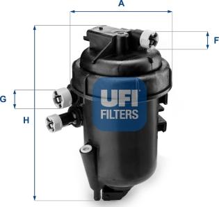 UFI 55.084.00 - Filtro carburante autozon.pro