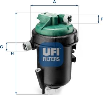 UFI 55.145.00 - Filtro carburante autozon.pro