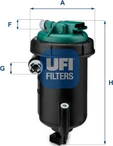 UFI 55.148.00 - Filtro carburante autozon.pro