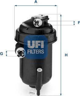 UFI 55.143.00 - Filtro carburante autozon.pro