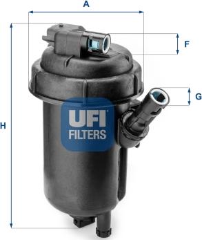 UFI 55.152.00 - Filtro carburante autozon.pro