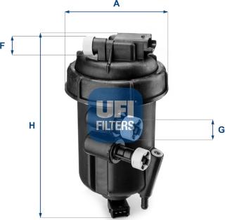 UFI 55.108.00 - Filtro carburante autozon.pro