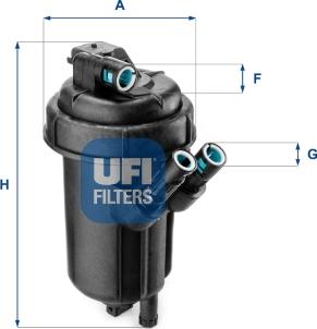 UFI 55.114.01 - Filtro carburante autozon.pro